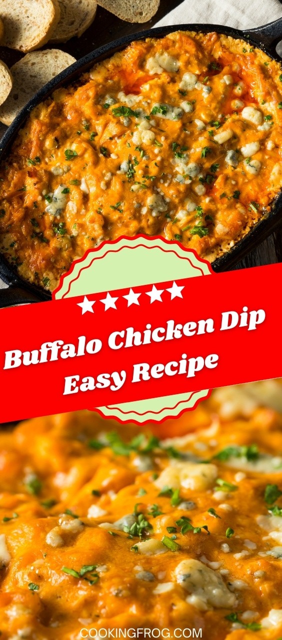 Buffalo Chicken Dip Best Recipe | Cooking Frog