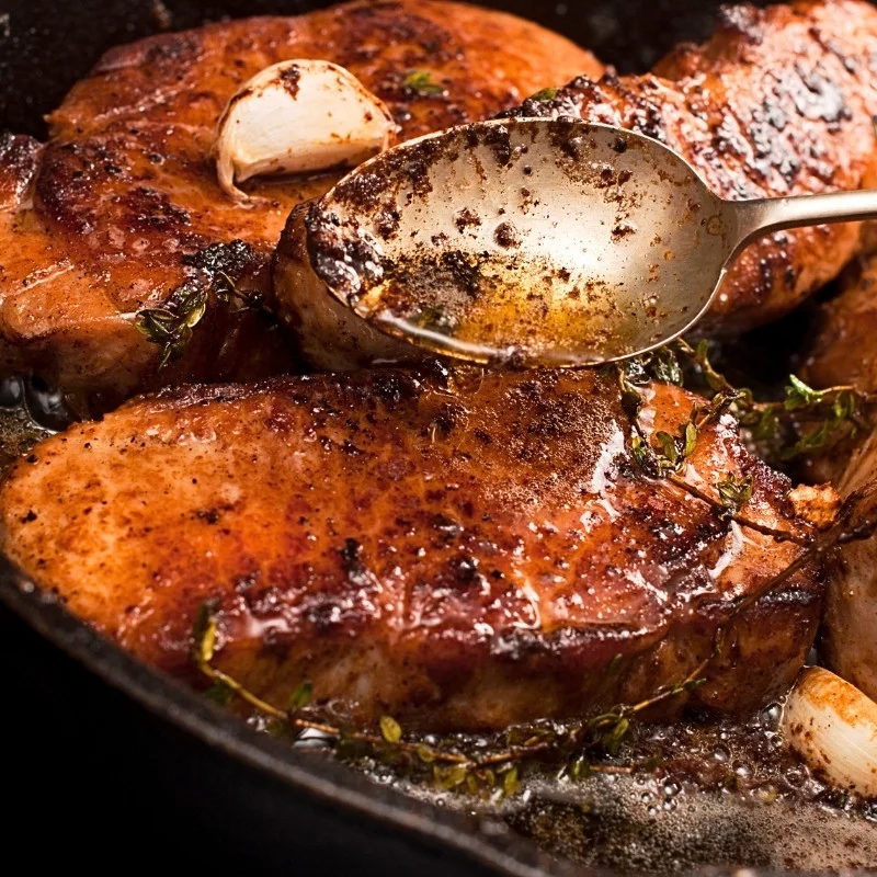 Garlic Butter Juicy Pork Chops Recipe