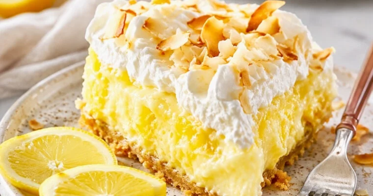 Lemon Macaroon Cheesecake – No Bake