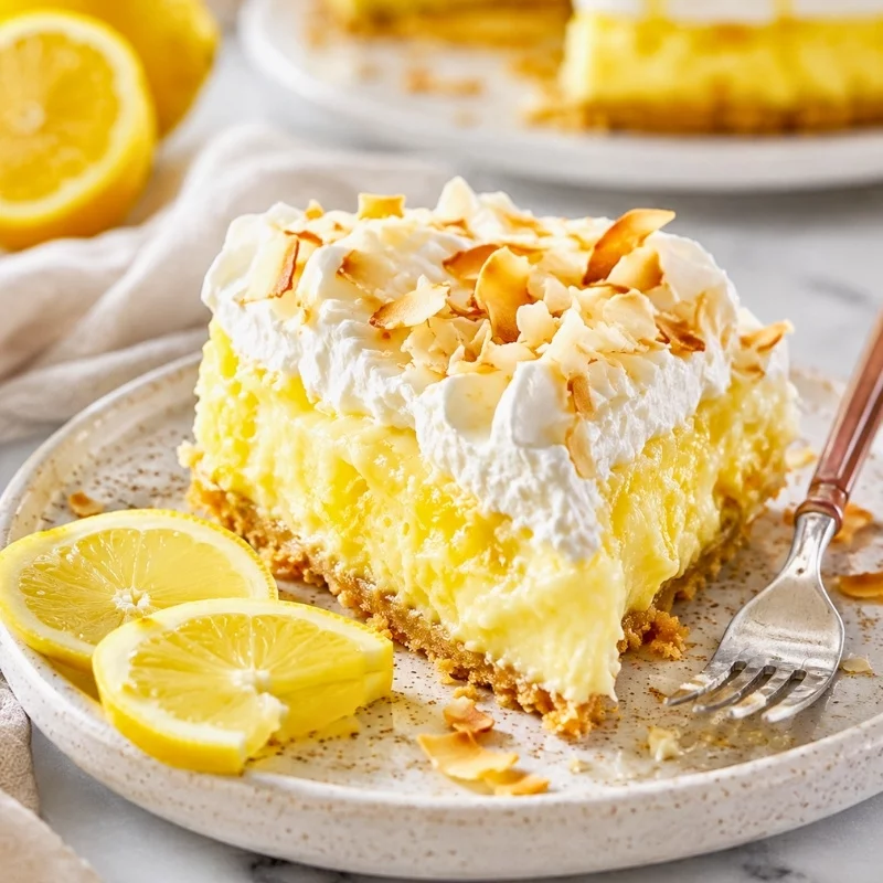 Lemon Macaroon Cheesecake – No Bake