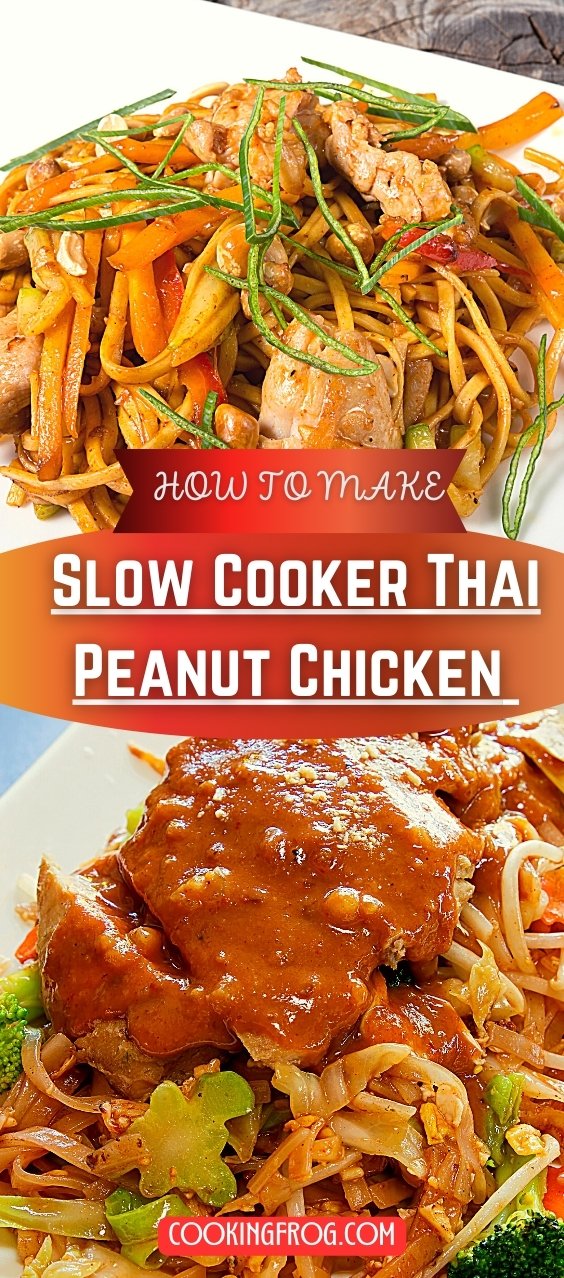 Slow Cooker Thai Peanut Chicken Recipe