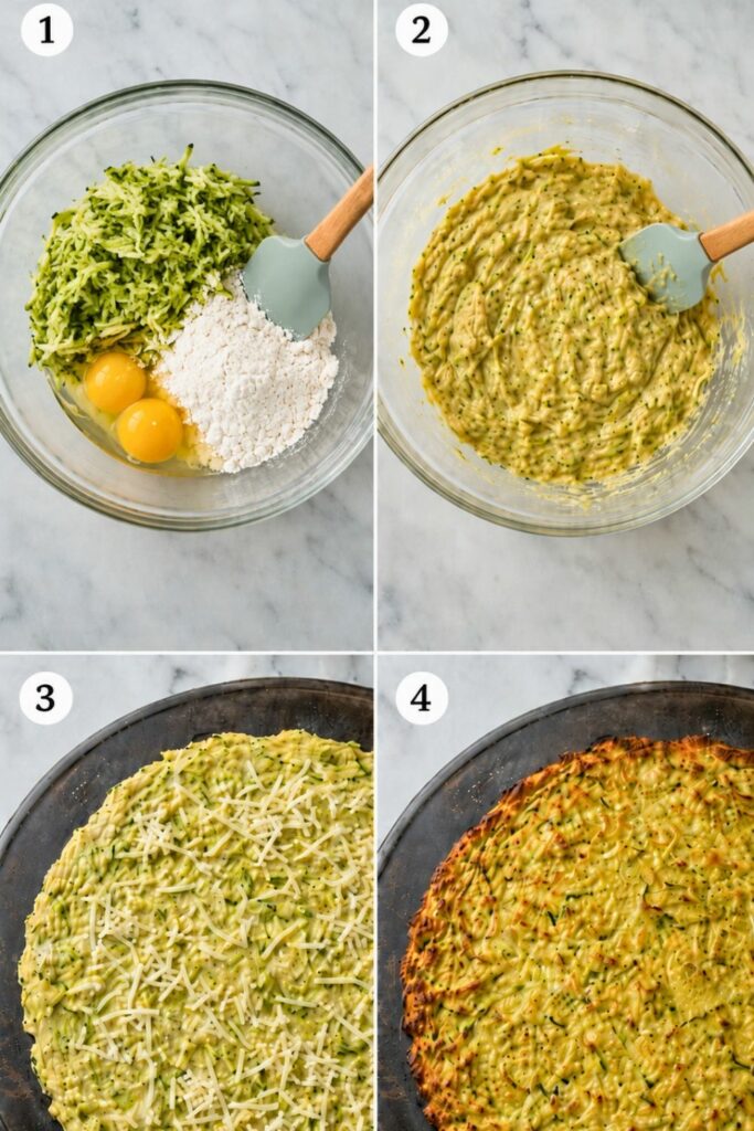 Zucchini Crust Pizza