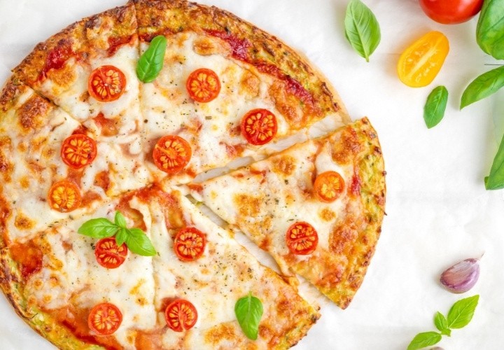 Zucchini Crust Pizza Easy Recipe (Low-Carb)
