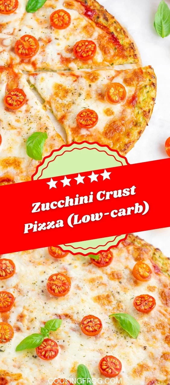 Zucchini Crust Pizza