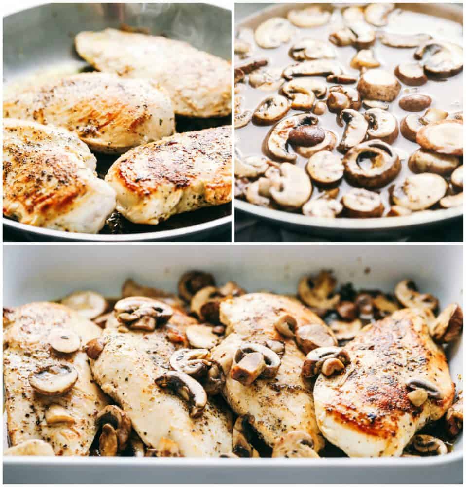 Creamy Mushroom Chicken With Cheese | amazing recipe