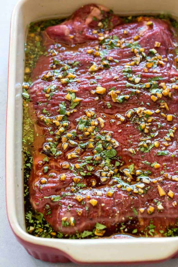 Grilled Flank Steak with Asian Marinade | Recipe
