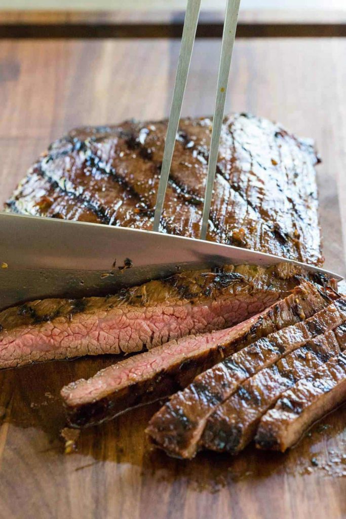 Grilled Flank Steak with Asian Marinade