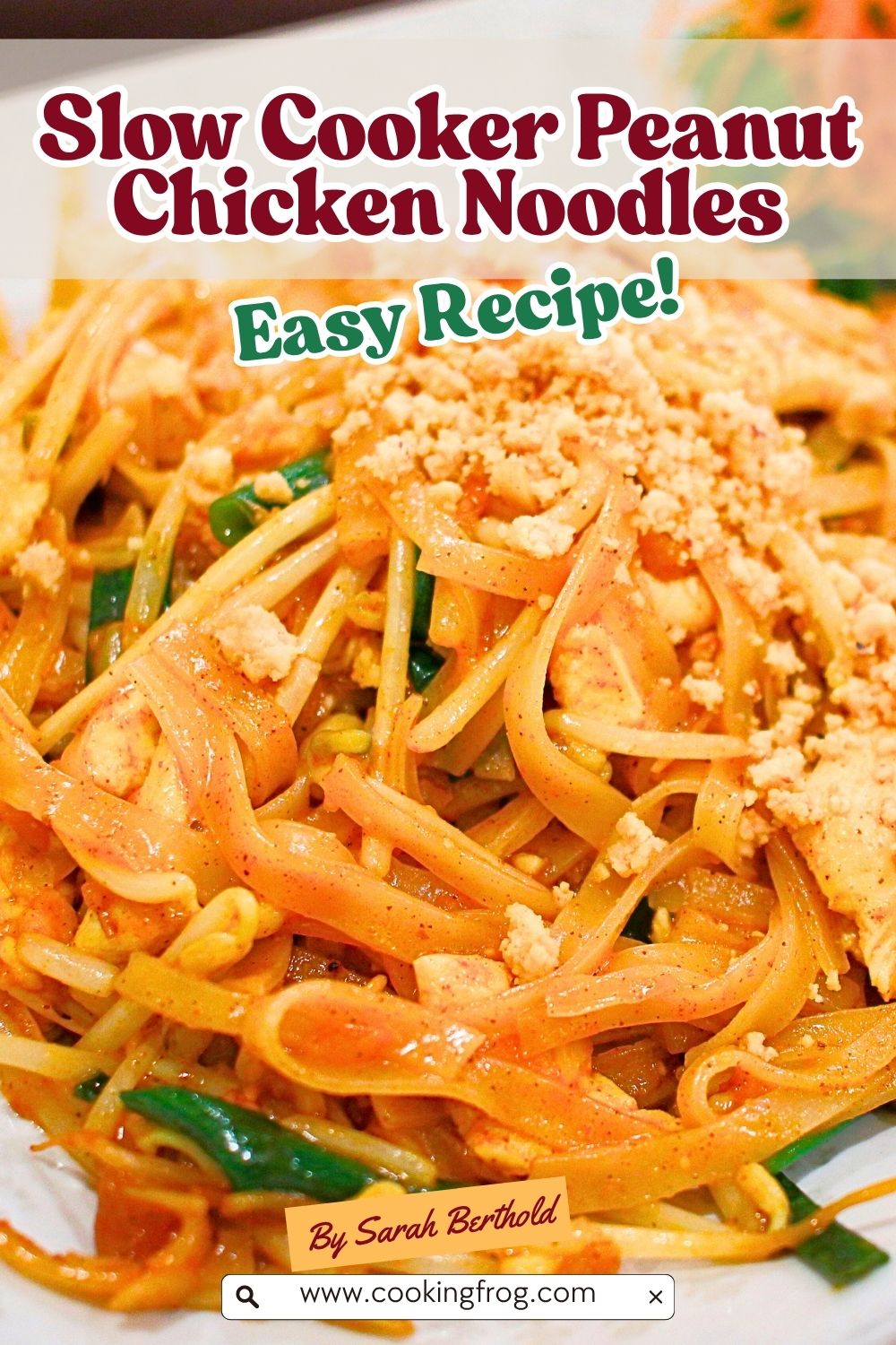 low Cooker Thai Peanut Chicken