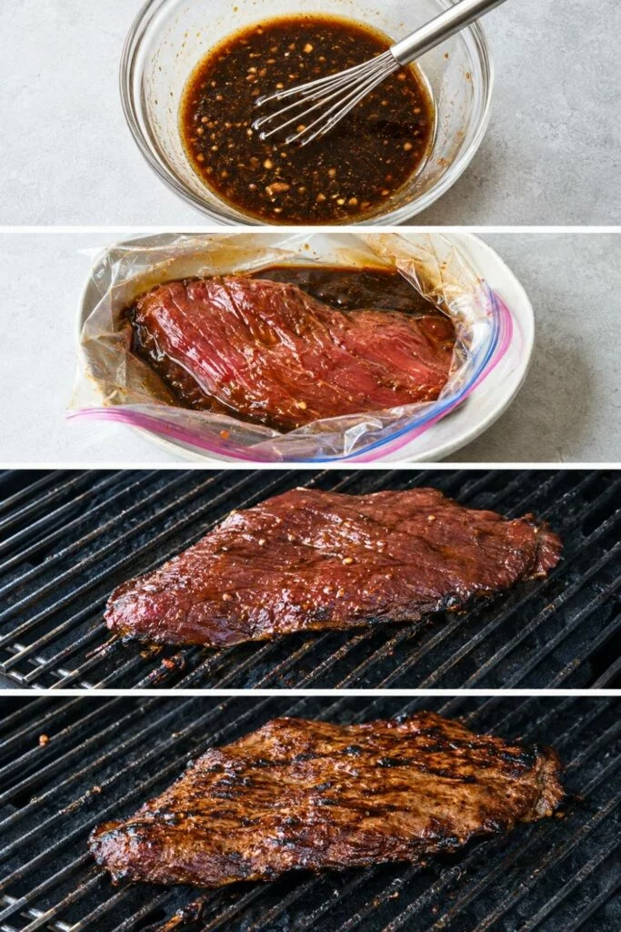 Grilled Flank Steak with Asian Marinade