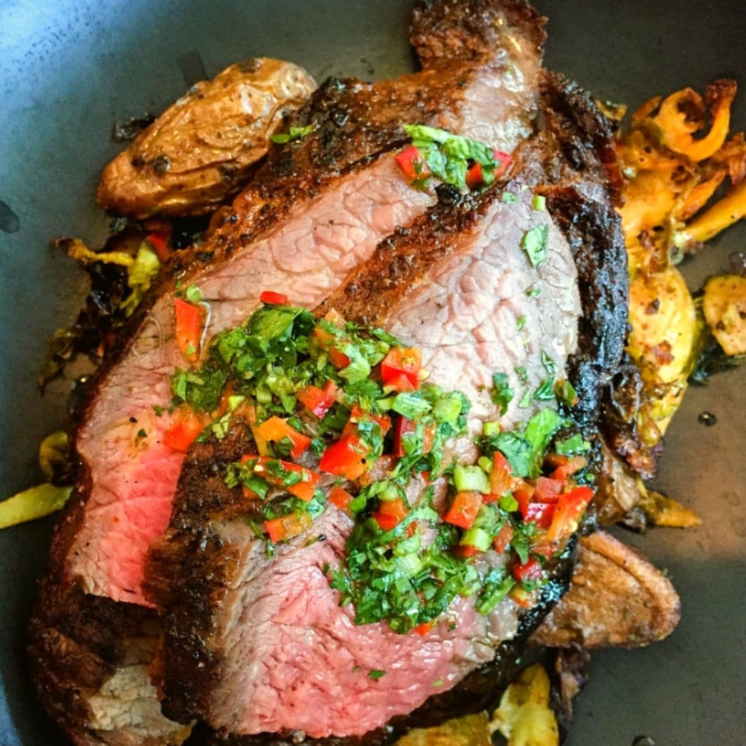 Grilled Flank Steak with Asian Marinade
