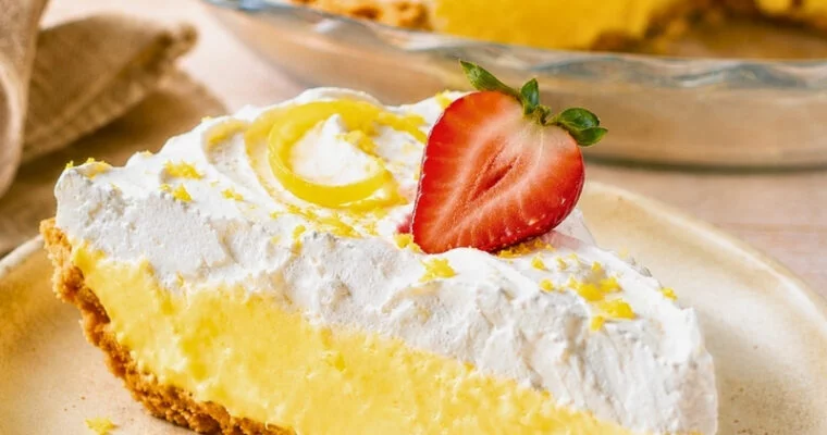 Lemon Pudding Pie Easy Recipe
