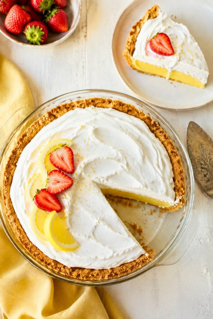 Lemon Pudding Pie