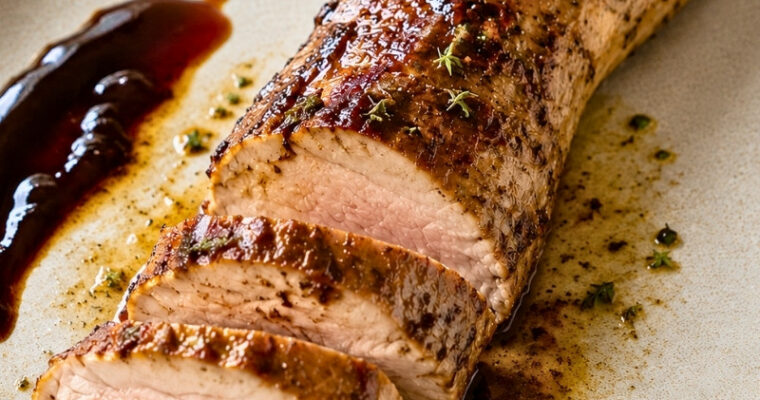 Pork Tenderloin With Balsamic And Thyme