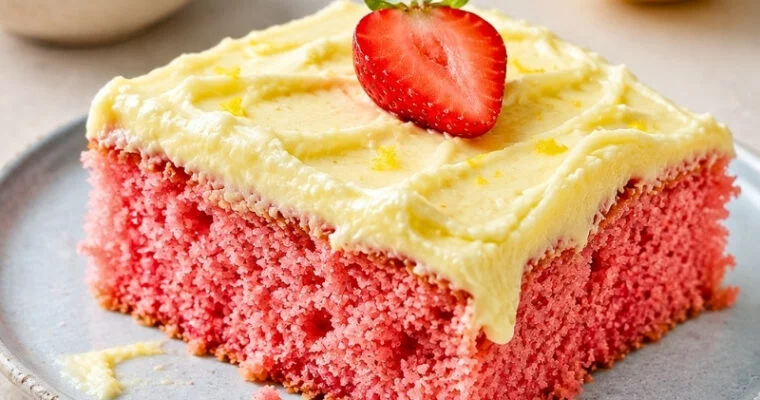 Strawberry Lemonade Cake Best Recipe