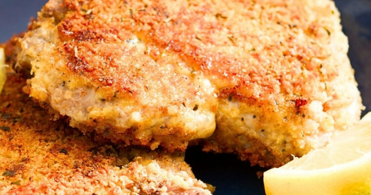 Baked Crunchy Pork Chops Recipe