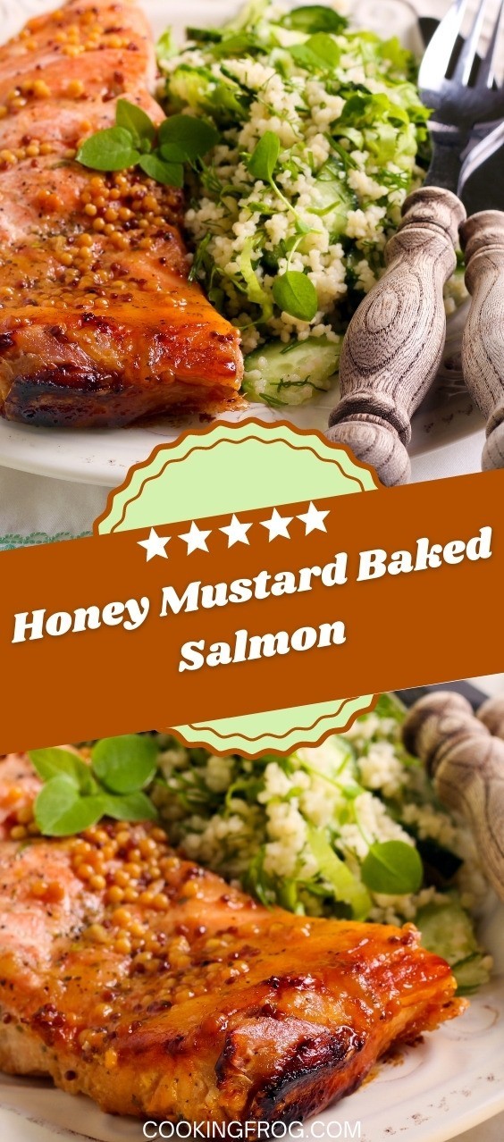 Honey Mustard Baked Salmon