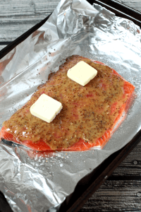 Honey Mustard Baked Salmon