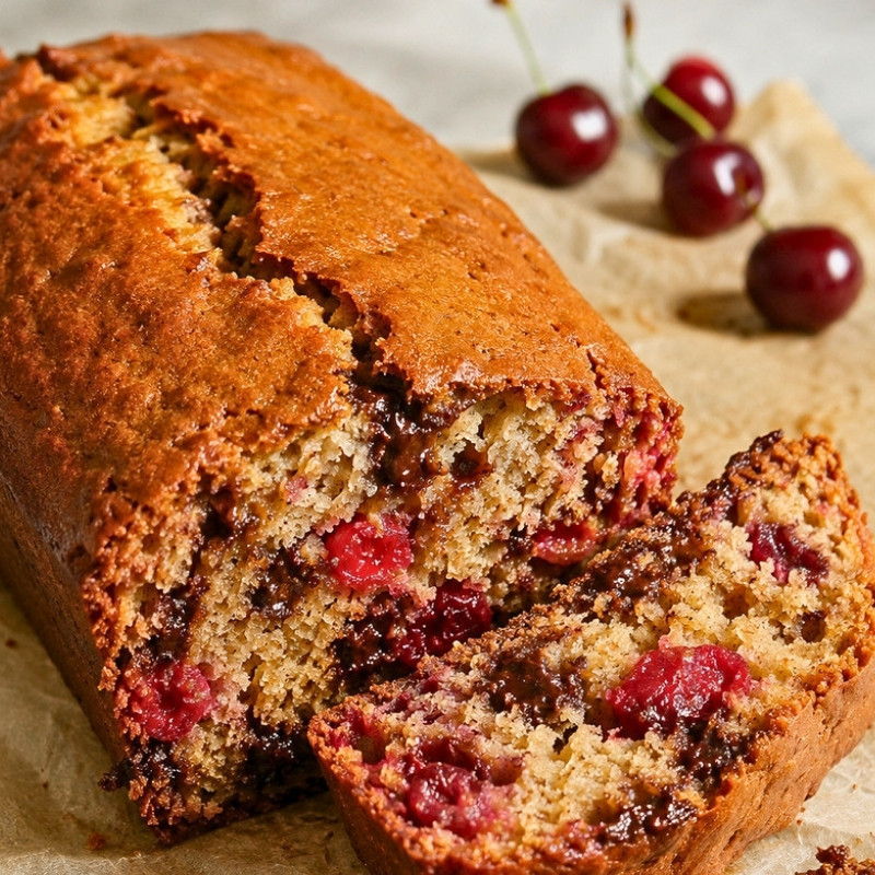 Whole Wheat Chocolate Chip Cherry Bread