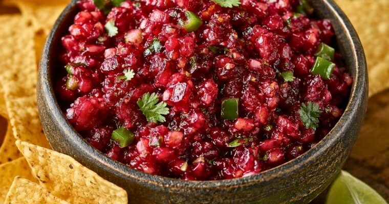 Easy Cranberry Salsa Recipe
