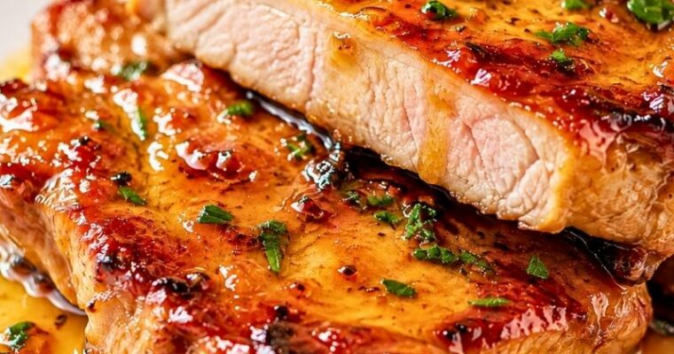 Juicy Skillet Pork Chops With Sauce