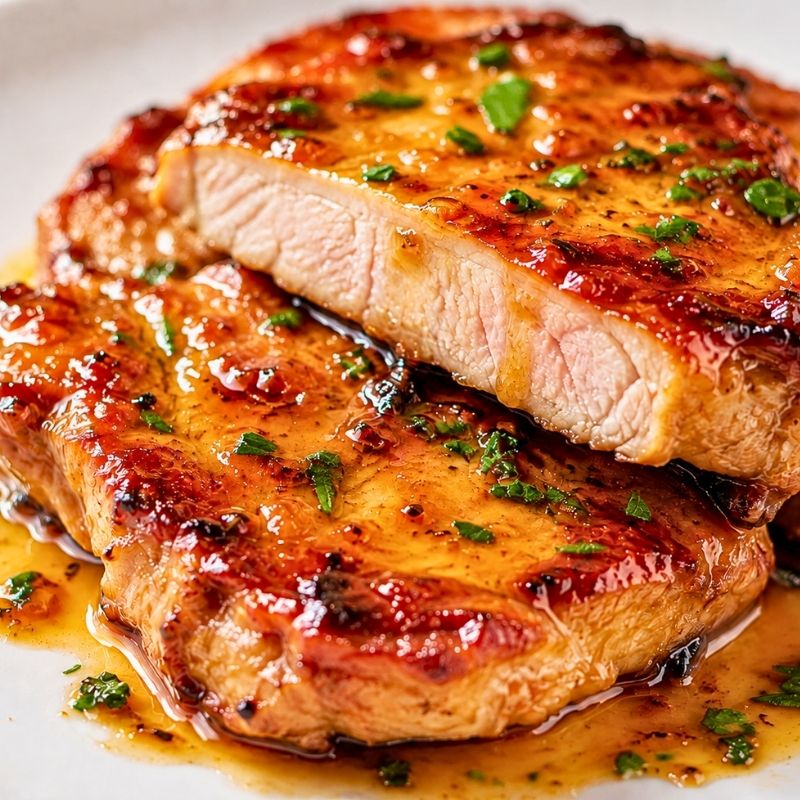 Juicy Skillet Pork Chops With Sauce