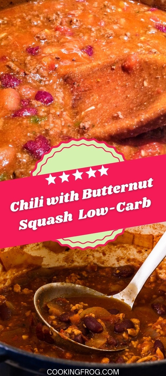 Chili with Butternut Squash - Whole30 Low-Carb