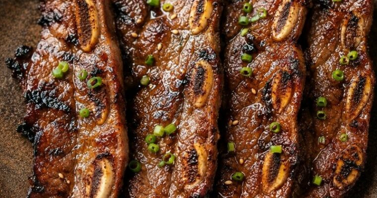 Korean Grilled Beef Short Ribs Recipe