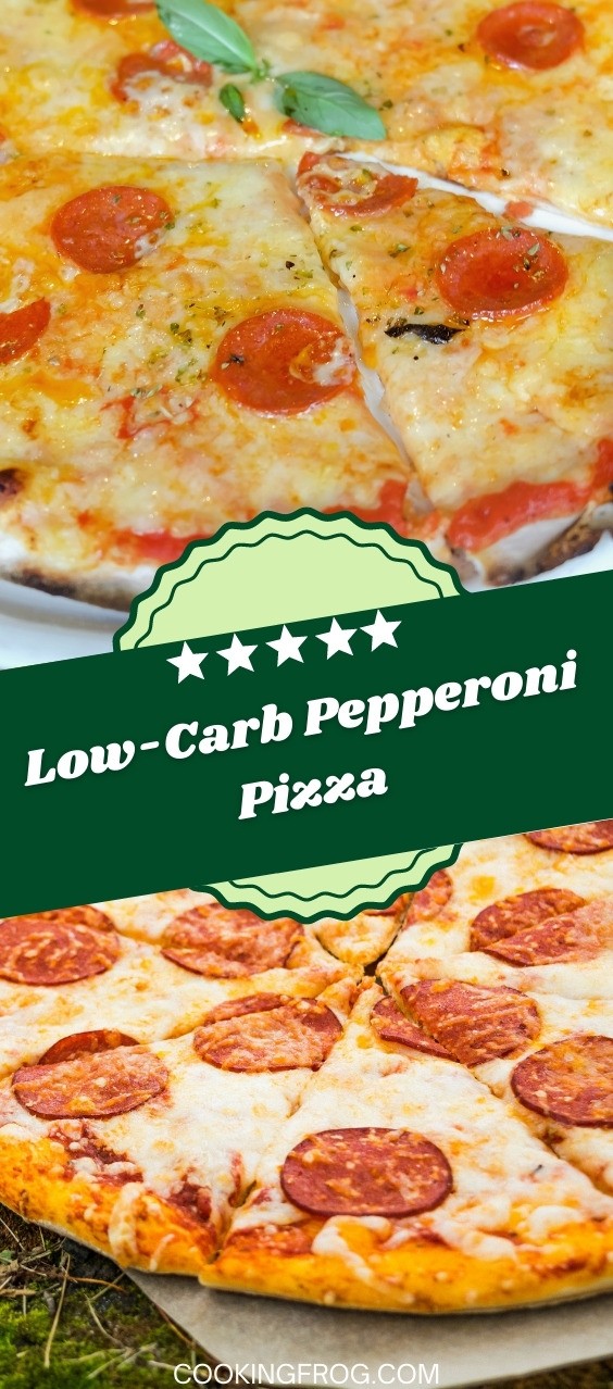 Low-Carb Pepperoni Pizza
