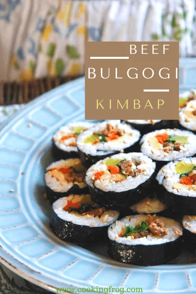 How to Make Beef Bulgogi Kimbap