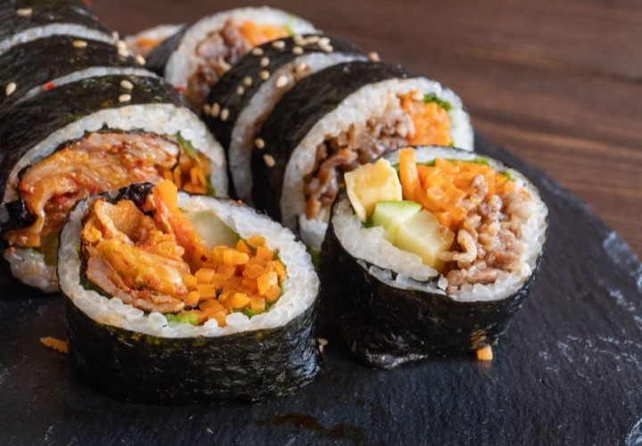 How To Make Beef Bulgogi Kimbap Cooking Frog