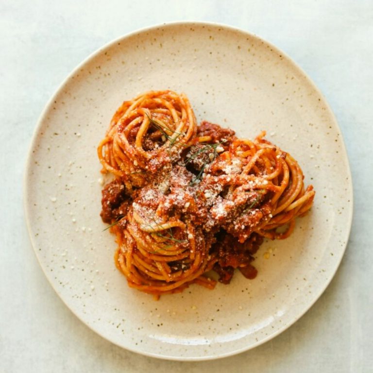 Pork and Fennel Spaghetti Bolognese Cooking Frog