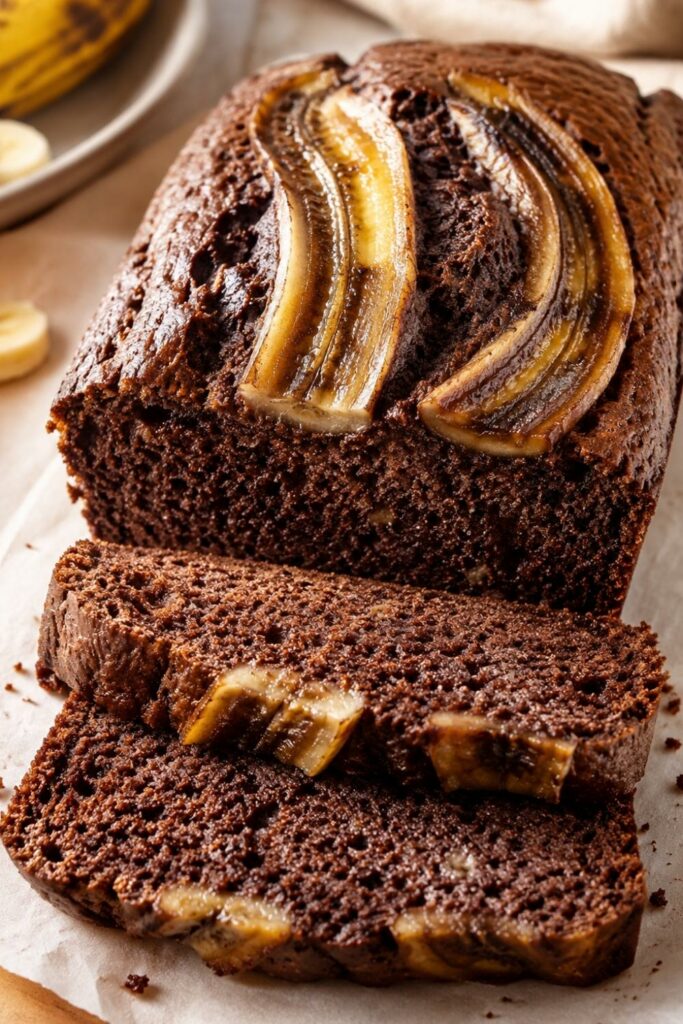 Chocolate Banana Bread Easy Recipe