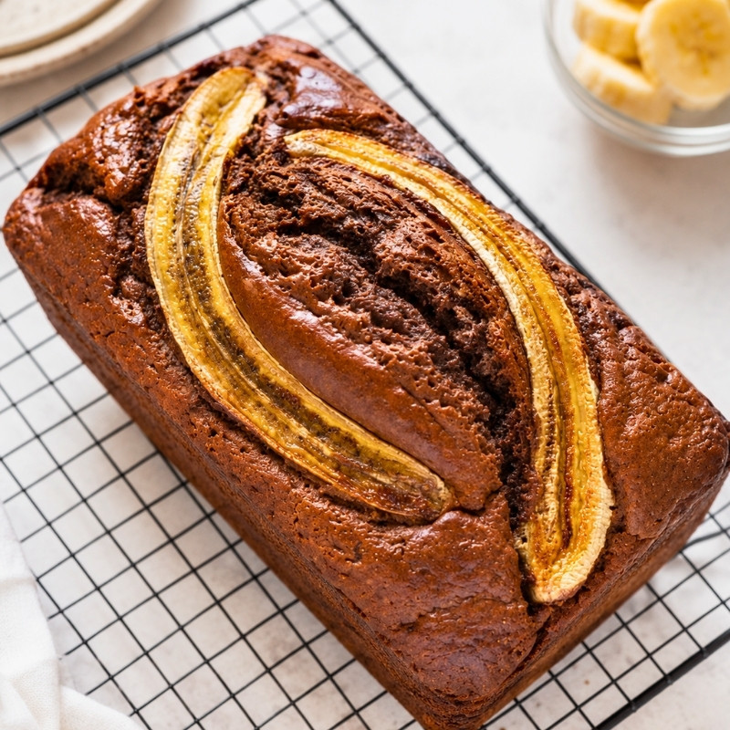 Chocolate Banana Bread Easy Recipe