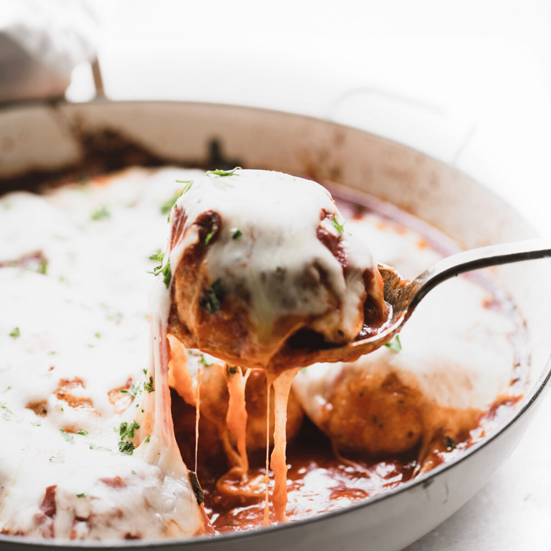 Low Carb Chicken Meatballs With Parmesan