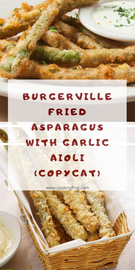 Burgerville Fried Asparagus with Garlic Aioli (Copycat)