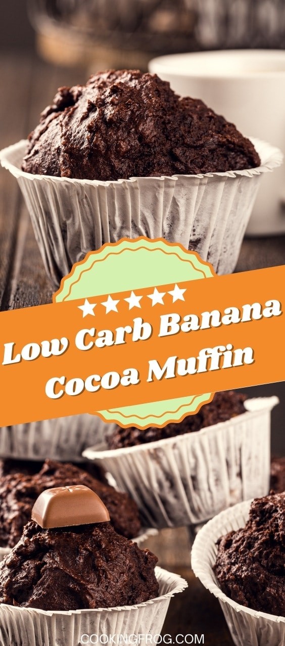 Low Carb Banana Cocoa Muffin