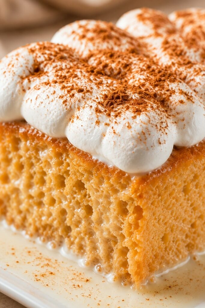Spicy Pumpkin Tres Leches Cake