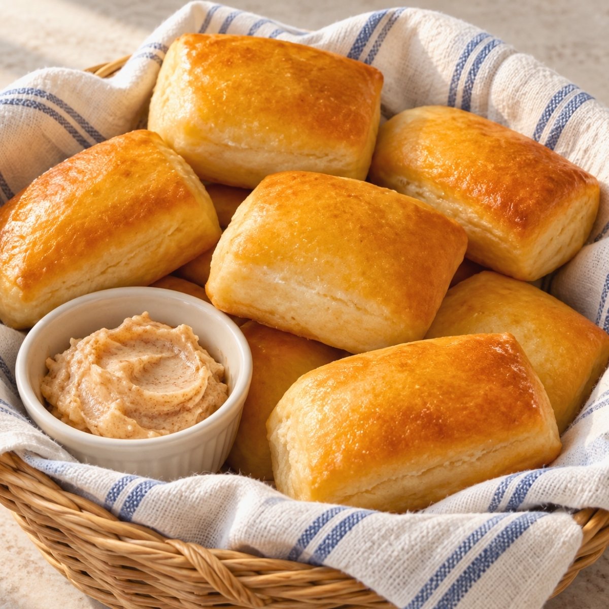 Texas Roadhouse Rolls With Honey and Cinnamon (Copycat)