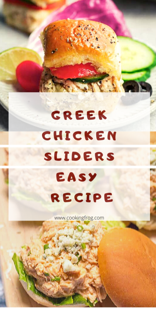 Greek Chicken Sliders Recipe