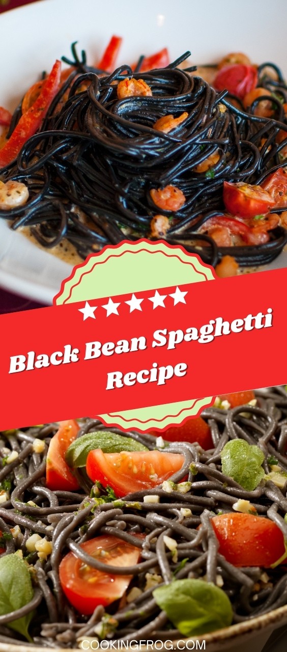 Black Bean Spaghetti Recipe - Cooking Frog