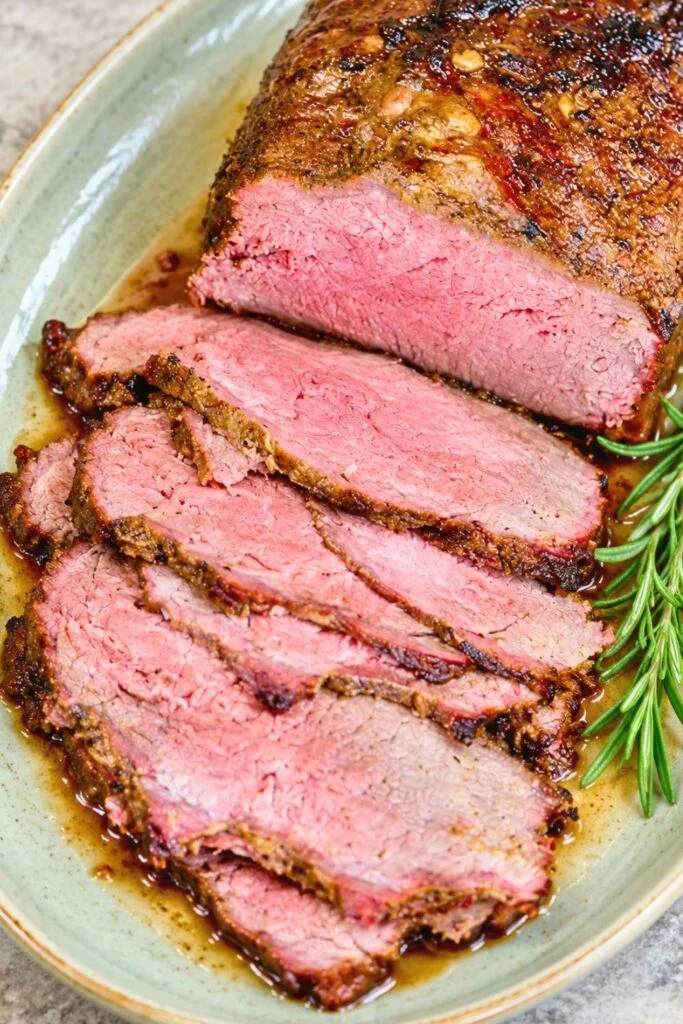 New York Strip Roast Recipe (With Garlic and Herbs)