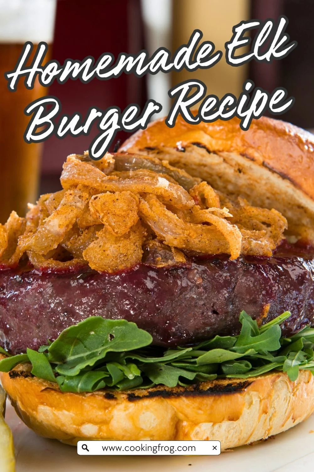 Elk Burger Easy Recipe 1