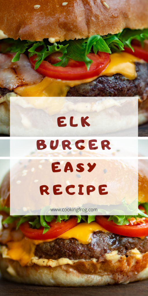 Elk Burger Easy Recipe