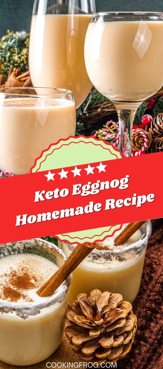 Keto Eggnog Homemade Recipe