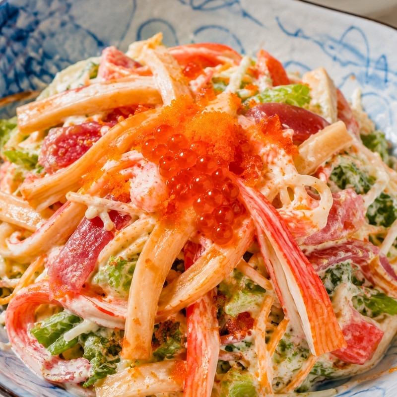 Japanese Kani Salad Easy Recipe