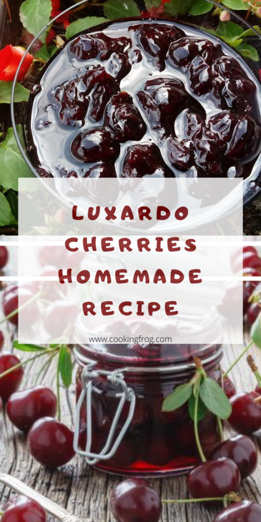 Luxardo Cherries Homemade Recipe Cooking Frog