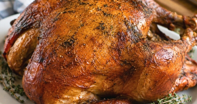 Smoked Turkey Recipe With Sweet BBQ Rub