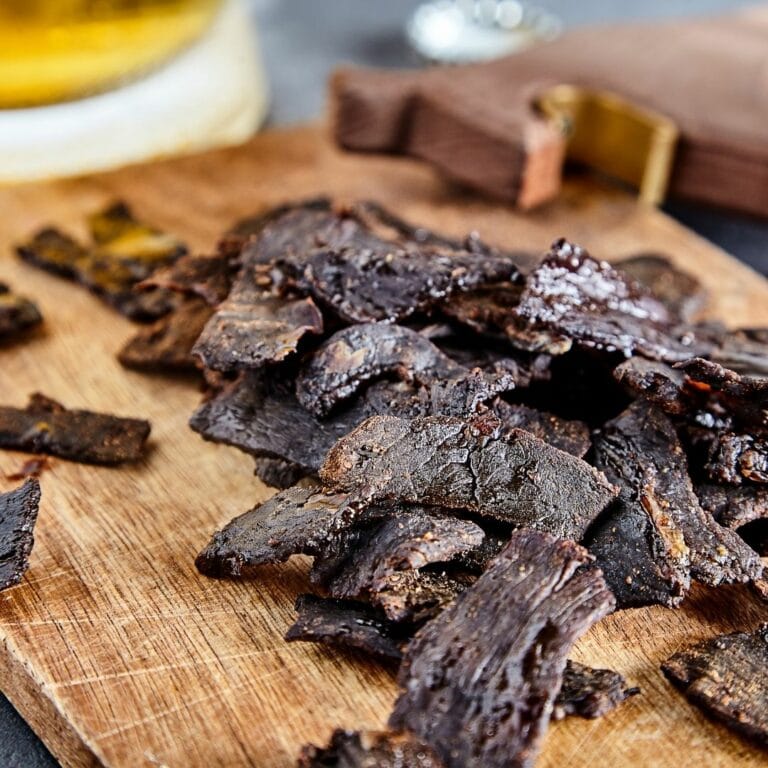 Oven Baked Beef Jerky Easy Recipe Cooking Frog