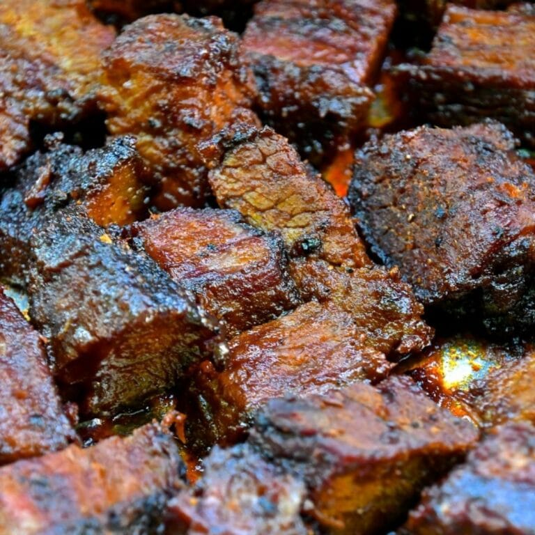 BBQ Brisket Burnt Ends Recipe - Cooking Frog