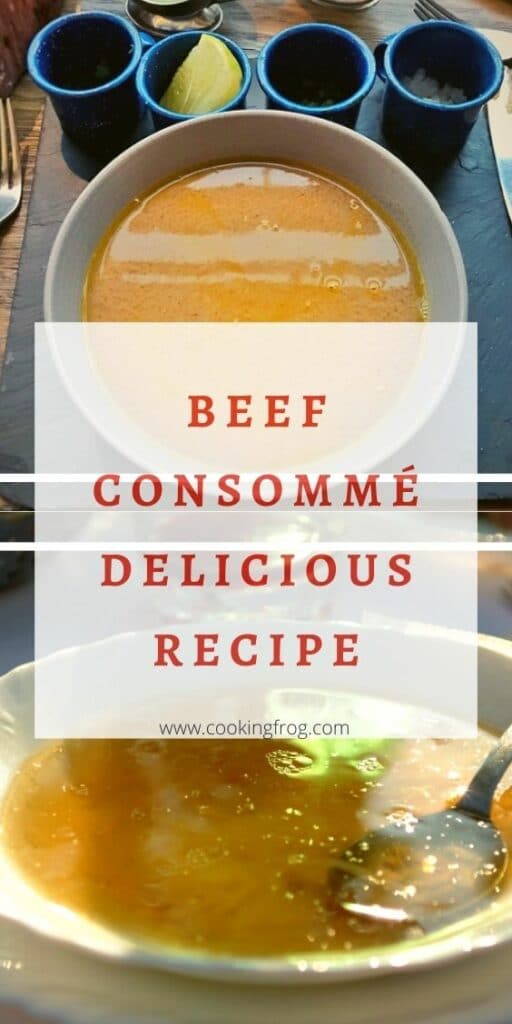 Beef Consomme Easy Recipe Cooking Frog